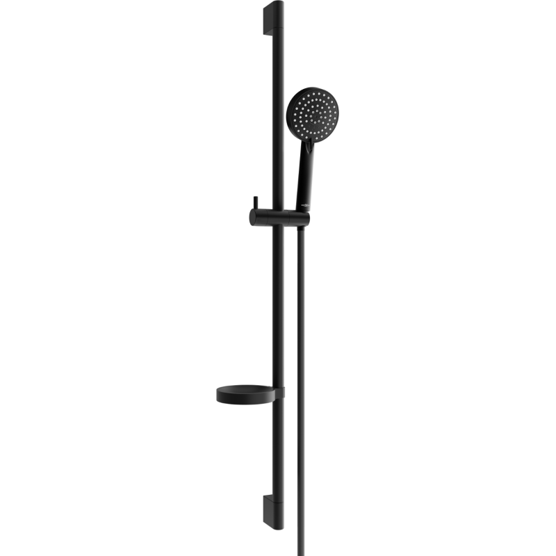 Mexen DS75 sliding shower set, black - 785754583-70