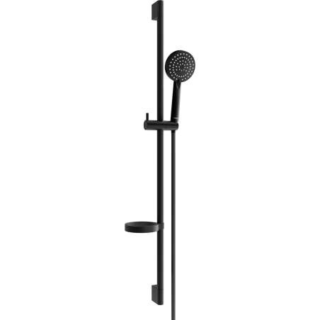 Mexen DS75 sliding shower set, black - 785754583-70
