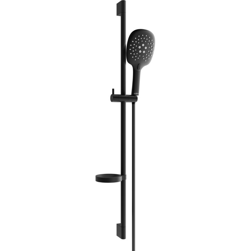 Mexen DS22 sliding shower set, black - 785224583-70