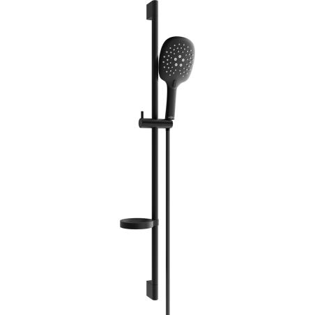 Mexen DS22 sliding shower set, black - 785224583-70