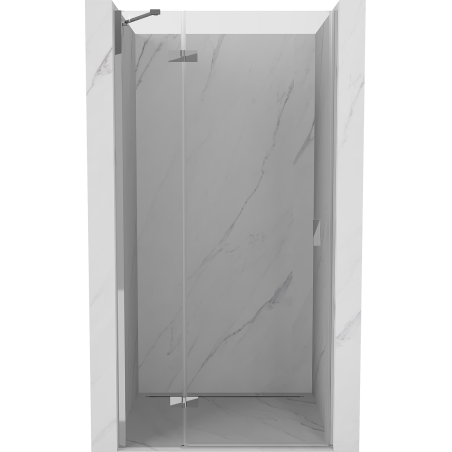 Mexen Mist-H left swing shower door 80 cm, transparent, chrome - 8A5-080-000-01-00-L