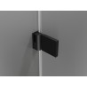Mexen Lunar-B dušinurk, vasak 85 x 80 cm, läbipaistev, must - 832-085-080-70-00-L