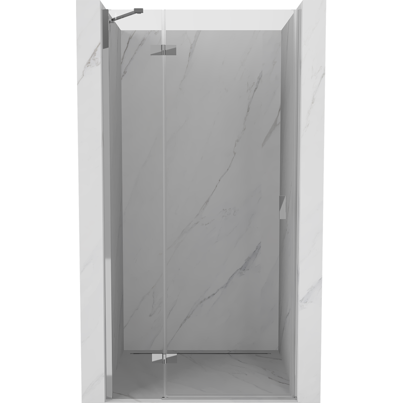 Mexen Mist-H shower door left hinged 100 cm, transparent, chrome - 8A5-100-000-01-00-L