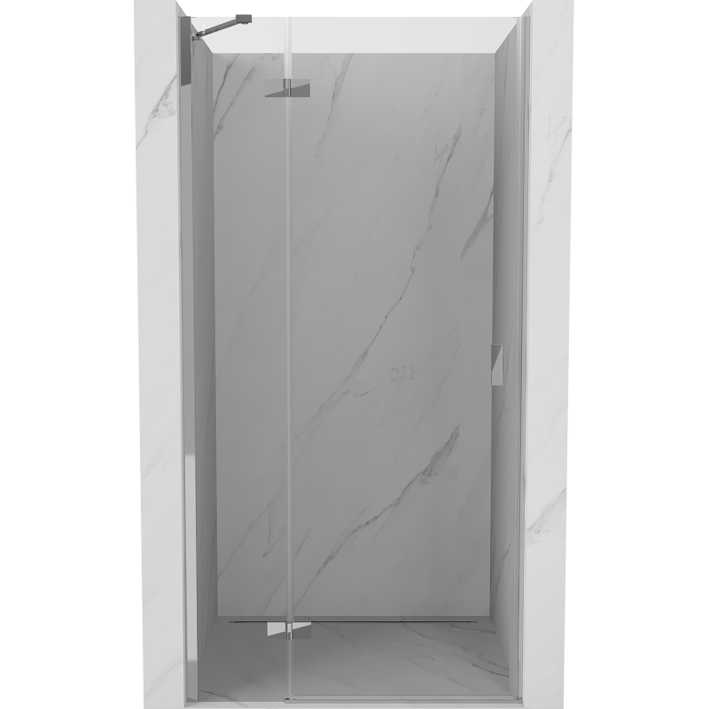Mexen Mist-H douchedeur scharnierend links 110 cm, transparant, chroom - 8A5-110-000-01-00-L