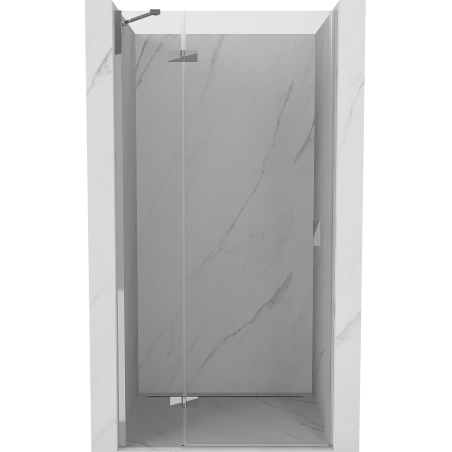 Mexen Mist-H douchedeur scharnierend links 110 cm, transparant, chroom - 8A5-110-000-01-00-L