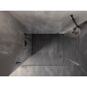 Mexen Lunar-B kabina prysznicowa uchylna lewa 95 x 80 cm, transparent, czarna - 832-095-080-70-00-L