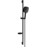 Mexen DS17 black sliding shower set - 785174583-70