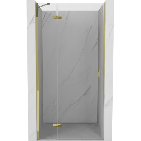 Mexen Mist-H Duschdrehtür links 80 cm, transparent, gold - 8A5-080-000-50-00-L
