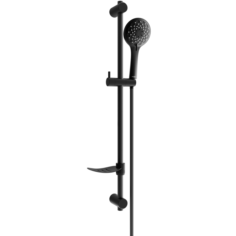 Mexen DF74 sliding shower set, black - 785744582-70