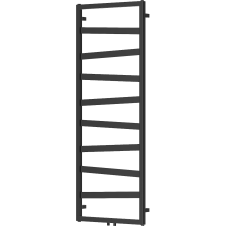 Mexen Zoom dekorativ badrumsradiator 1430 x 530 mm, 477 W, svart - W130-1430-530-00-70