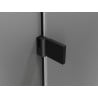 Mexen Lunar-B Duschkabine schwenkbar links 95 x 90 cm, transparent, schwarz - 832-095-090-70-00-L