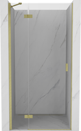 Mexen Mist-H lijeva vrata za tuširanje 70 cm, prozirna, matirano zlato - 8A5-070-000-55-00-L