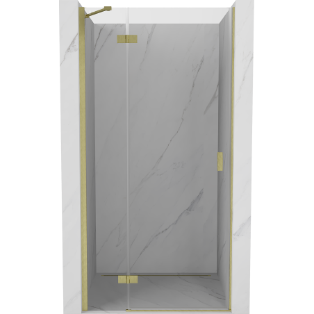 Mexen Mist-H porte de douche pivotante gauche 110 cm, transparent, or brossé - 8A5-110-000-55-00-L