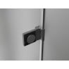 Cabine de douche pivotante gauche Mexen Lunar-B 75 x 70 cm, transparente, gun metal - 832-075-070-95-00-L