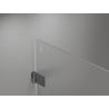 Mexen Lunar-B Duschkabine schwenkbar links 85 x 70 cm, transparent, Gun Metal - 832-085-070-95-00-L