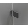 Mexen Lunar-B Duschkabine schwenkbar links 85 x 70 cm, transparent, Gun Metal - 832-085-070-95-00-L