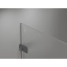 Mexen Lunar-B cabine de douche pivotante gauche 100 x 70 cm, transparent, métal canon - 832-100-070-95-00-L