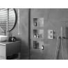 Mexen X-Wall-NR Einbauregal ohne Flansch 30 x 20 cm, Inox - 1911302010