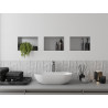 Mexen X-Wall-NR estante empotrado sin reborde 30 x 20 cm, inox - 1911302010