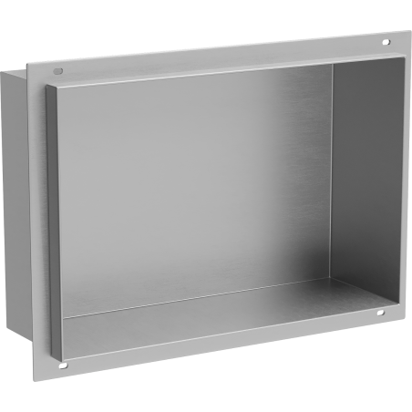 Mexen X-Wall-NR Einbauregal ohne Flansch 30 x 20 cm, Inox - 1911302010