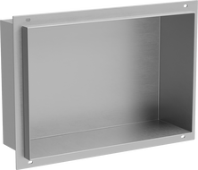 Mexen X-Wall-NR Einbauregal ohne Flansch 30 x 20 cm, Inox - 1911302010