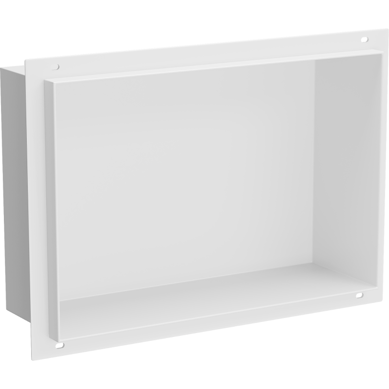 Mexen X-Wall-NR recessed shelf without flange 30 x 20 cm, white - 1921302010