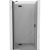 Mexen Mist-H Duschdrehtür links 120 cm, transparent, schwarz - 8A5-120-000-70-00-L