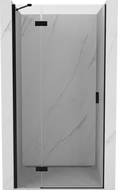 Mexen Mist-H Duschdrehtür links 120 cm, transparent, schwarz - 8A5-120-000-70-00-L