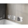 Mexen X-Wall-NR inbouwplank bex zonder flens 30 x 20 cm, wit - 1921302010
