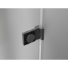 Mexen Lunar-B avatav vasak dušinurk 95 x 80 cm, läbipaistev, relvmetall - 832-095-080-95-00-L