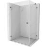 Mexen Lunar-B kabina prysznicowa uchylna lewa 100 x 80 cm, transparent, gun metal - 832-100-080-95-00-L