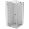 Mexen Lunar-B kabina prysznicowa uchylna lewa 90 x 90 cm, transparent, gun metal - 832-090-090-95-00-L