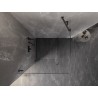 Mexen Lunar-B vasakpoolne pöörduv dušinurk 90 x 90 cm, läbipaistev, relvmetall - 832-090-090-95-00-L