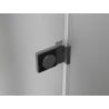 Mexen Lunar-B cabine de douche pivotante gauche 90 x 90 cm, transparent, gun metal - 832-090-090-95-00-L