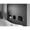 Mexen X-Wall-NR Einbauregal ohne Rand 30 x 20 cm, schwarz - 1971302010