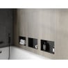 Mexen X-Wall-NR Einbauregal ohne Rand 30 x 20 cm, schwarz - 1971302010