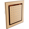 Mexen Cube boquilla lateral empotrada, oro rosa - 79365-60