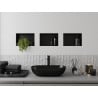 Mexen X-Wall-NR Einbauregal ohne Rand 30 x 20 cm, schwarz - 1971302010