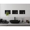 Mexen X-Wall-NR Nischenschrank ohne Flansch 30 x 20 cm, schwarz - 1971302010