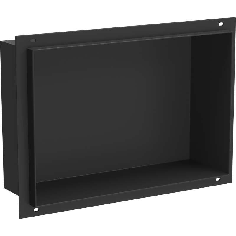 Mexen X-Wall-NR nischhylla utan fläns 30 x 20 cm, svart - 1971302010