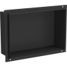 Mexen X-Wall-NR recessed shelf without flange 30 x 20 cm, black - 1971302010