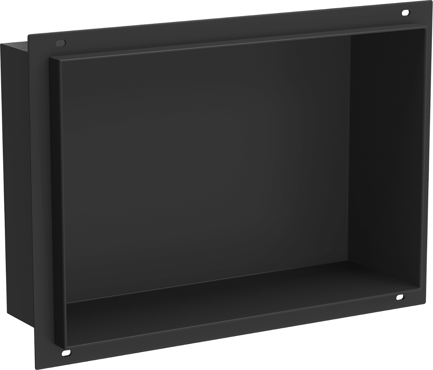 Mexen X-Wall-NR półka wnękowa bez kołnierza 30 x 20 cm, czarna - 1971302010