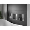 Mexen X-Wall-NR nis boekenplank zonder flens 30 x 30 cm, inox - 1911303010