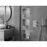 Mexen X-Wall-NR Nischenregal ohne Rand 30 x 30 cm, Inox - 1911303010