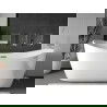Mexen X-Wall-NR wandplank zonder flens 30 x 30 cm, inox - 1911303010