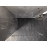 Mexen Lunar-B dušinurk, avatav vasak 85 x 80 cm, läbipaistev, harjatud nikkel - 832-085-080-97-00-L