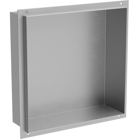 Mexen X-Wall-NR nišna polica bez prirubnice 30 x 30 cm, inox - 1911303010
