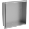 Mexen X-Wall-NR nischhylla utan kant 30 x 30 cm, inox - 1911303010