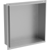 Mexen X-Wall-NR wandplank zonder flens 30 x 30 cm, inox - 1911303010