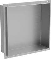 Mexen X-Wall-NR półka wnękowa bez kołnierza 30 x 30 cm, inox - 1911303010